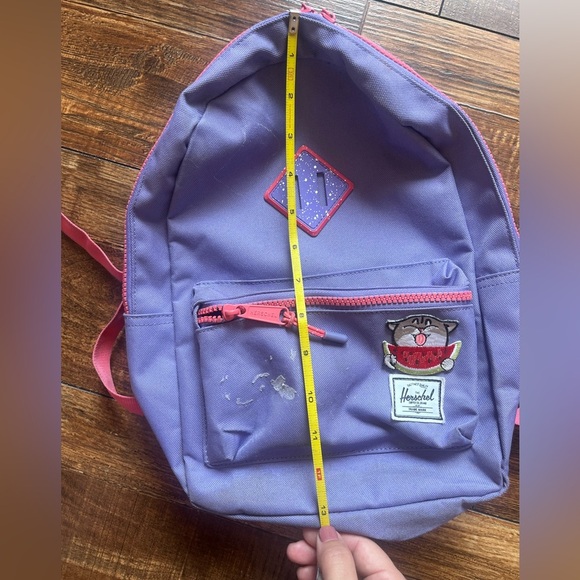 Herschel Supply Company Purple and Pink Backpack with Signature Logo - Picture 4 of 6